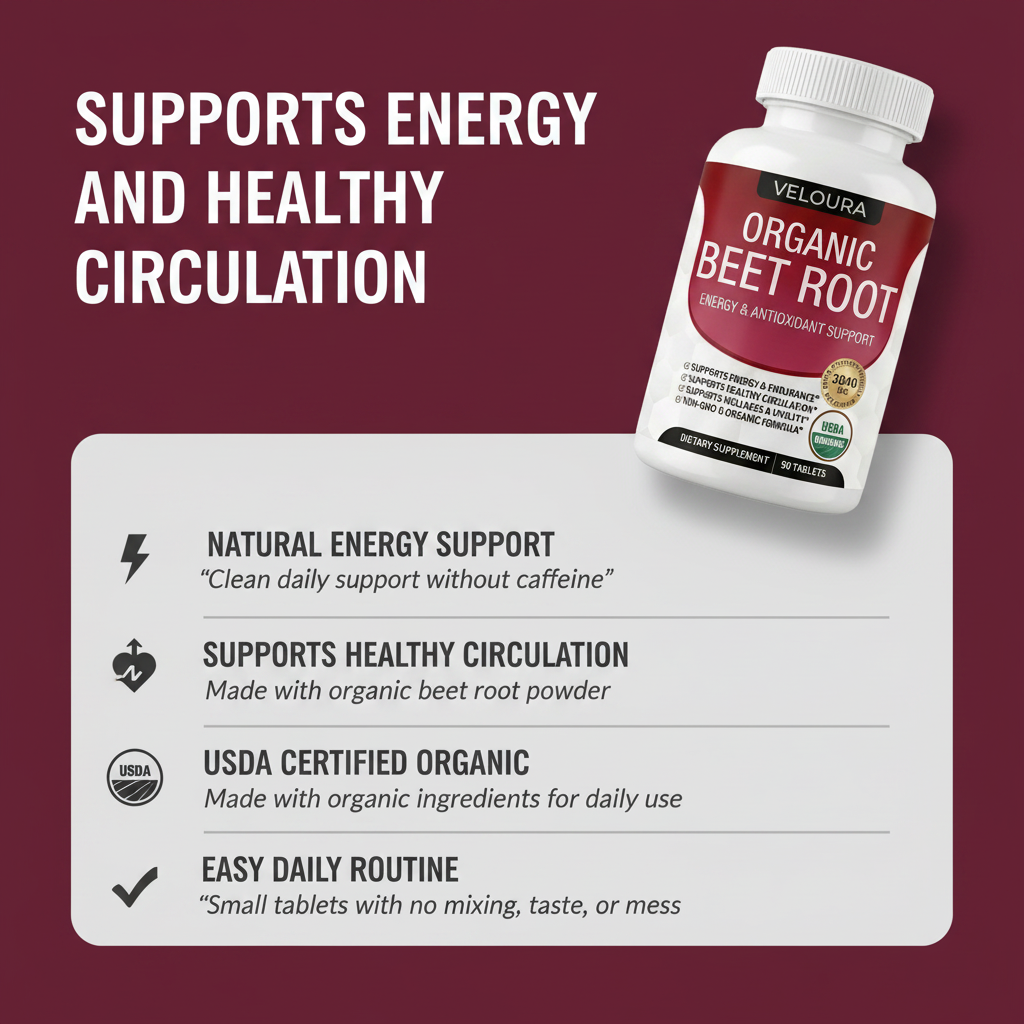 Organic Energy & Healthy Circulation Tablets