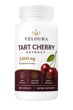 Veloura Tart Cherry Extract bottle